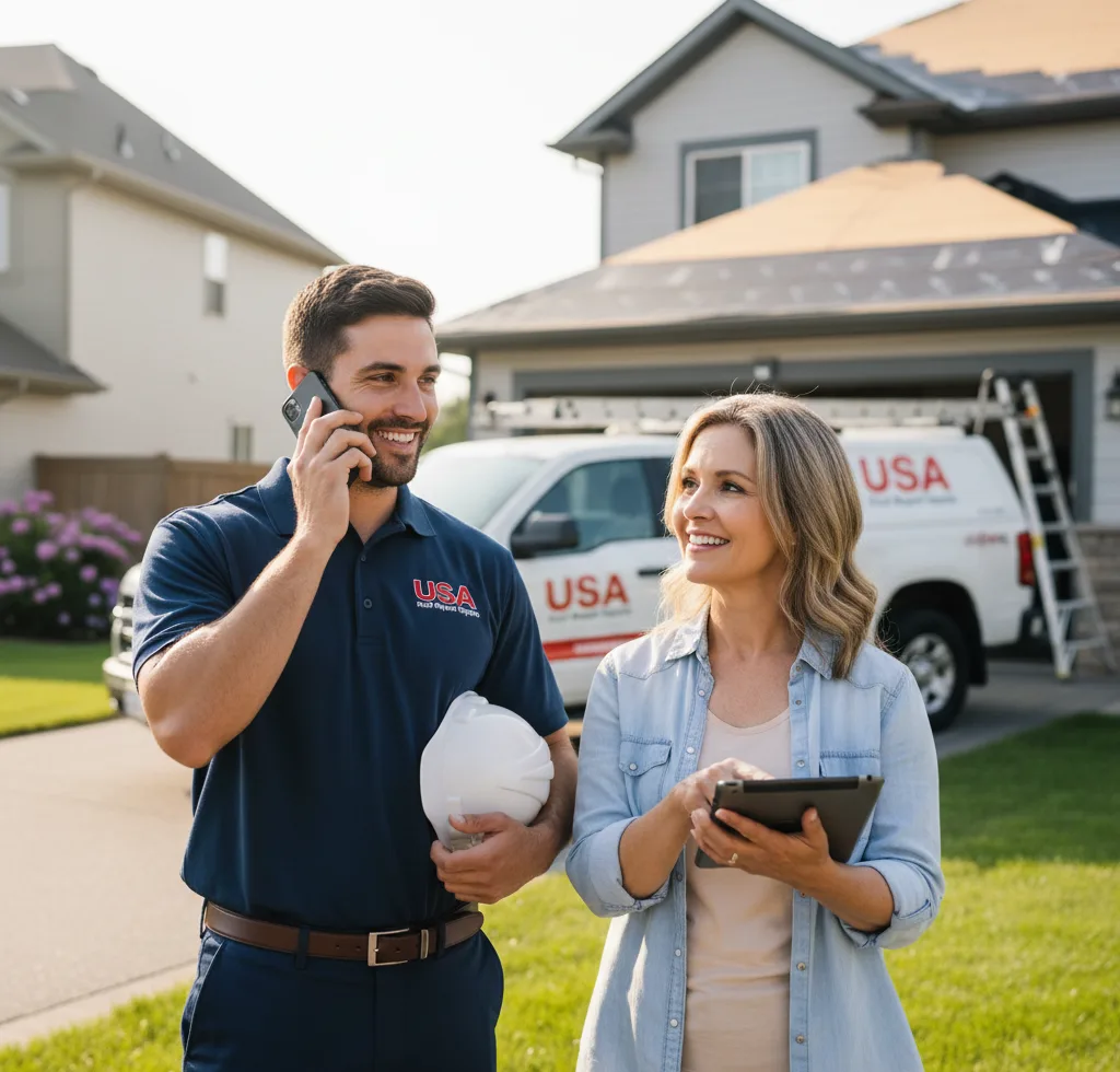 USA Roof Repair Experts customer support in Smithdale